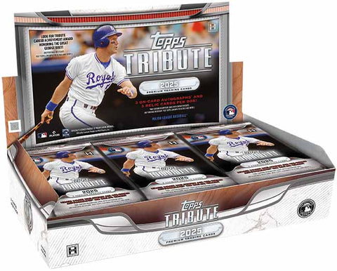 MLB 2025 TOPPS TRIBUTE 2 BOX BREAK [HALF CASE] PICK YOUR TEAM 