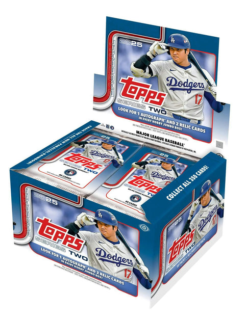 MLB 2025 SERIES 2 JUMBO HALF CASE BREAK [3 BOXES] PICK YOUR TEAM 