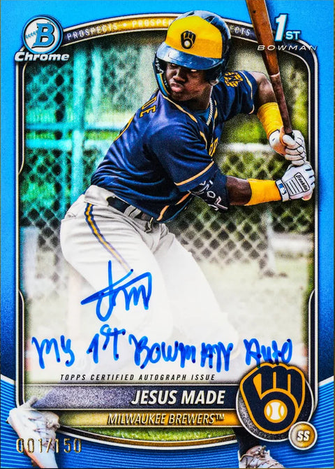 MLB 2025 2x BOWMAN CHROME HOBBY + BREAKER&