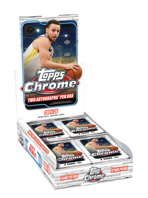 NBA 2024-25 TOPPS CHROME BASKETBALL 3 BOX RANDOM TEAMS 