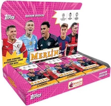 2023-24 UEFA TOPPS MERLIN HOBBY BOX